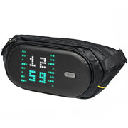 sling bag with LED display and Bluetooth speaker - MRSLM