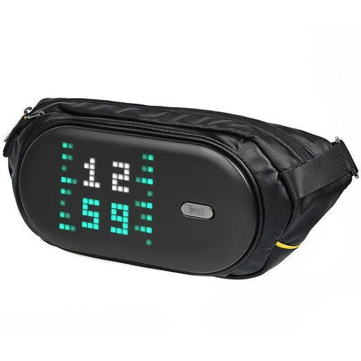 sling bag with LED display and Bluetooth speaker - MRSLM