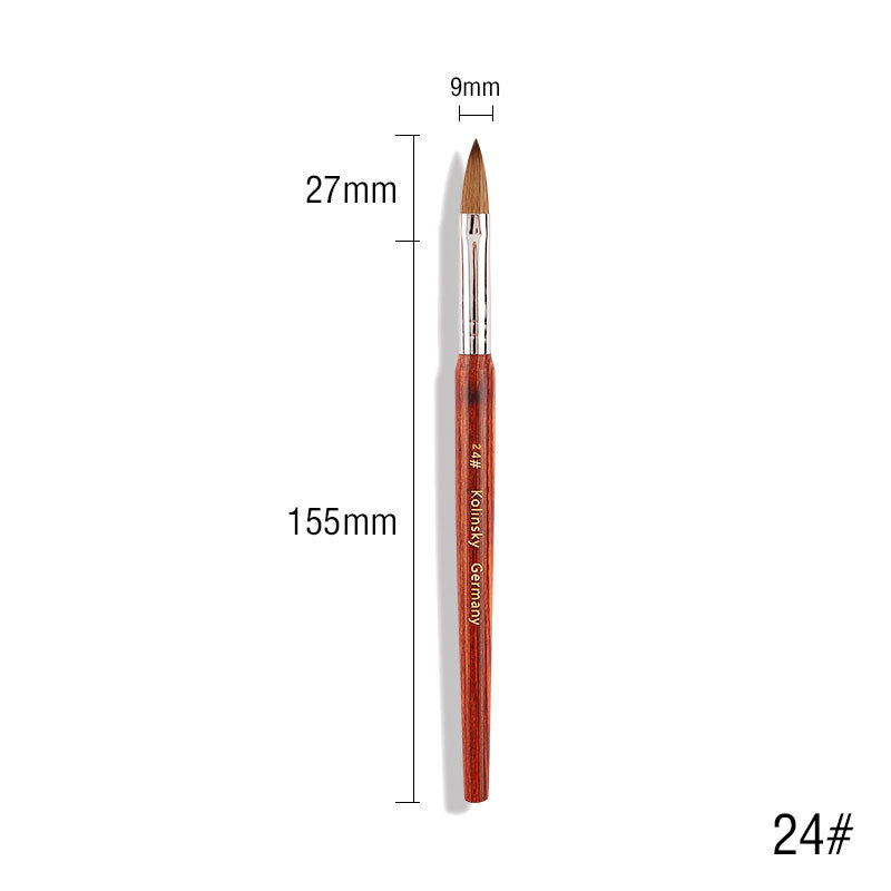 kolinsky acrylic nail brush, view 7 - MRSLM