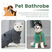Microfiber dog bathrobe towel, view 11 - MRSLM
