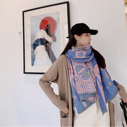 warm thick imitation cashmere scarf, view 6 - MRSLM