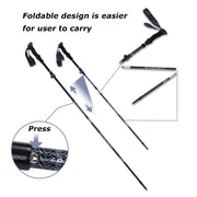 ultra-light telescopic trekking poles, view 5 - MRSLM