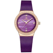 simple ladies diamond watch, view 7 - MRSLM