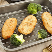 oven grilled fish tray, view 5 - MRSLM