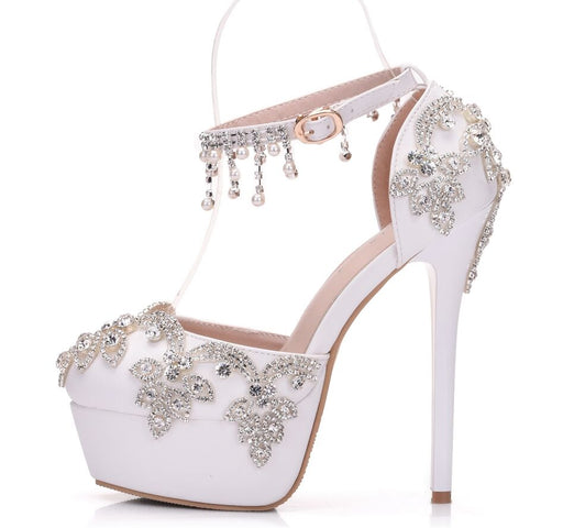 Rhinestone wedding shoes - MRSLM