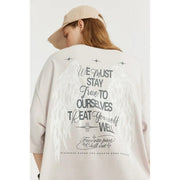 glowing oversized hip hop tee, view 6 - MRSLM