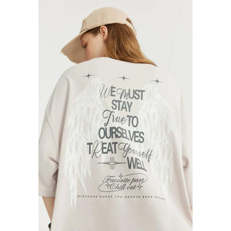 glowing oversized hip hop tee, view 6 - MRSLM