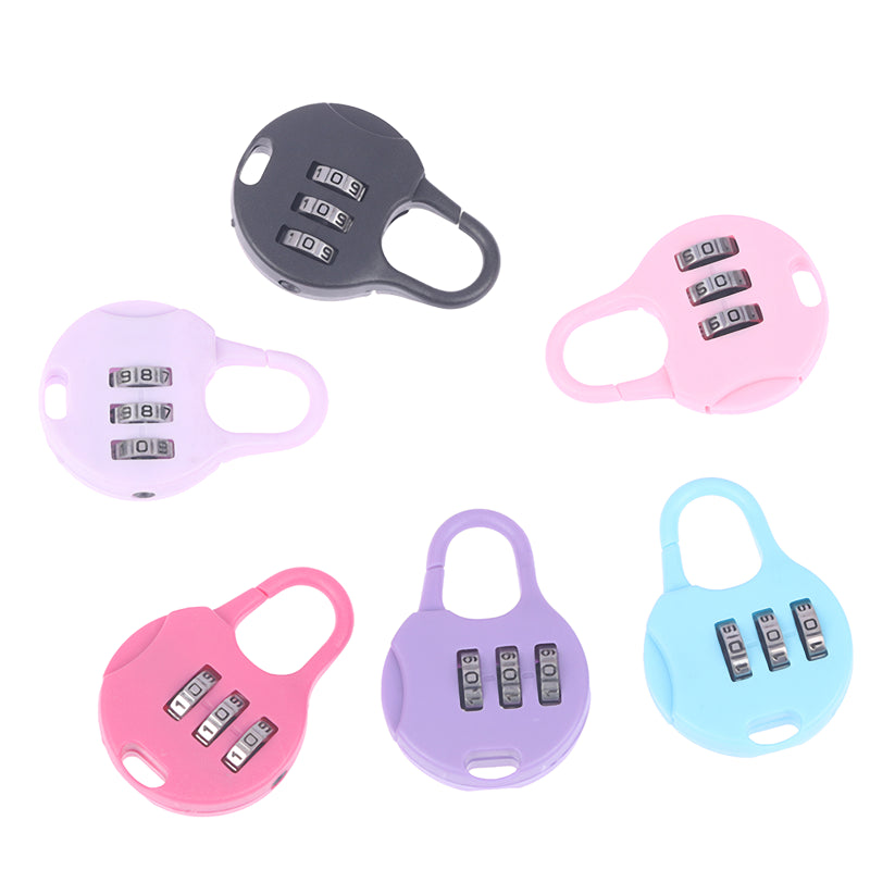 mini password padlock, view 12 - MRSLM