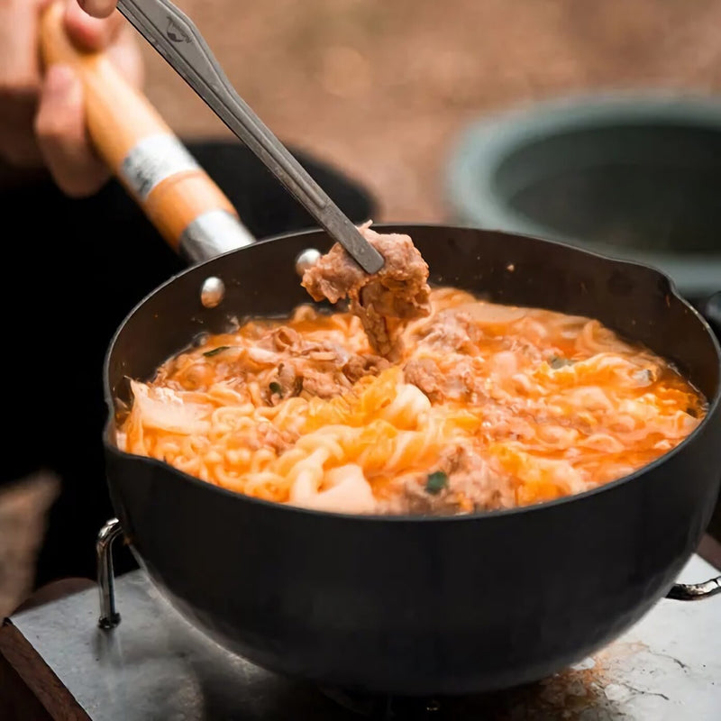 titanium camping bbq tongs, view 5 - MRSLM