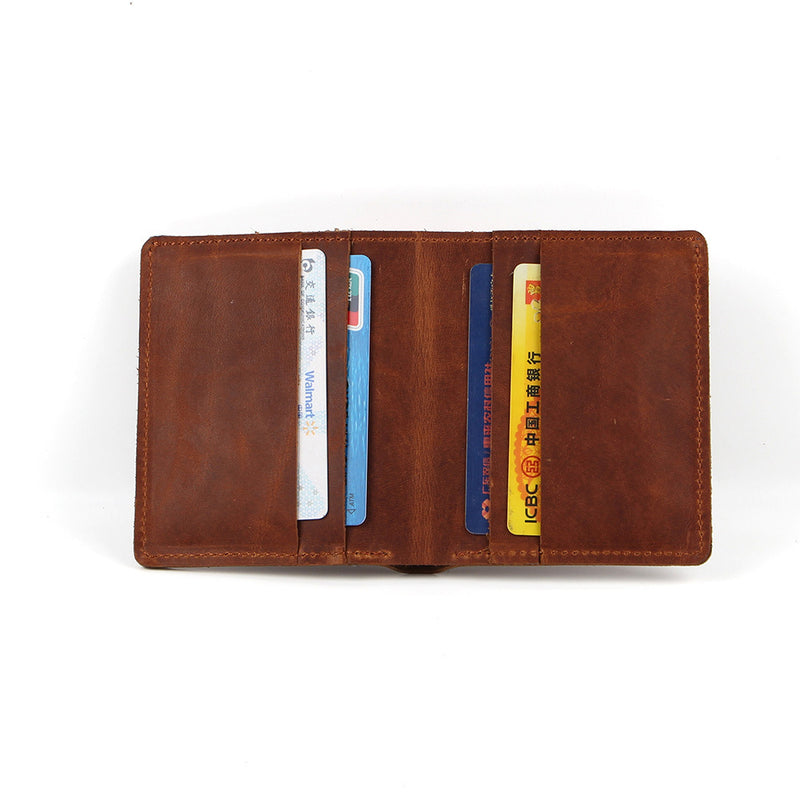 men's cowhide leather wallet, view 3 - MRSLM