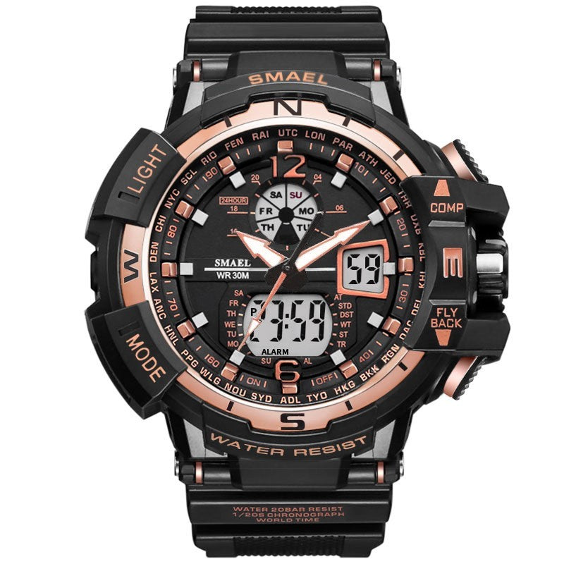 dual display sports watch, view 5 - MRSLM