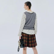 autumn winter lace women's vest, view 5 - MRSLM