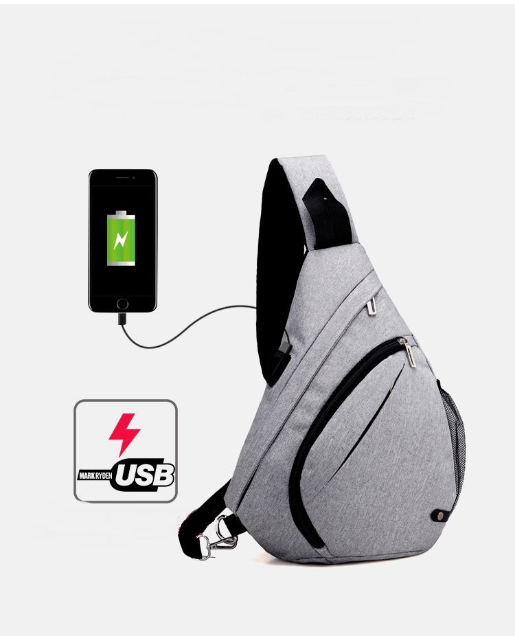 USB Charging Breathable Large Shoulder Bag