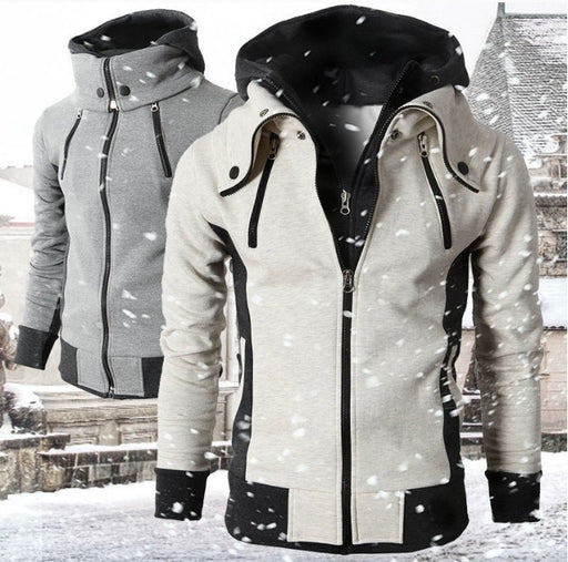 men's zip-up hooded jacket - MRSLM