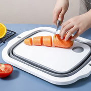 portable foldable cutting board and washing bucket, view 3 - MRSLM