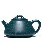 azure clay teapot, view 5 - MRSLM
