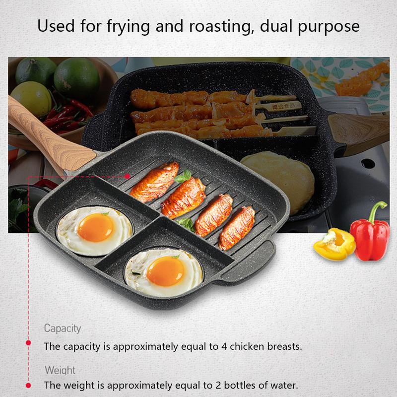 stone coated non-stick omelette pan, view 5 - MRSLM