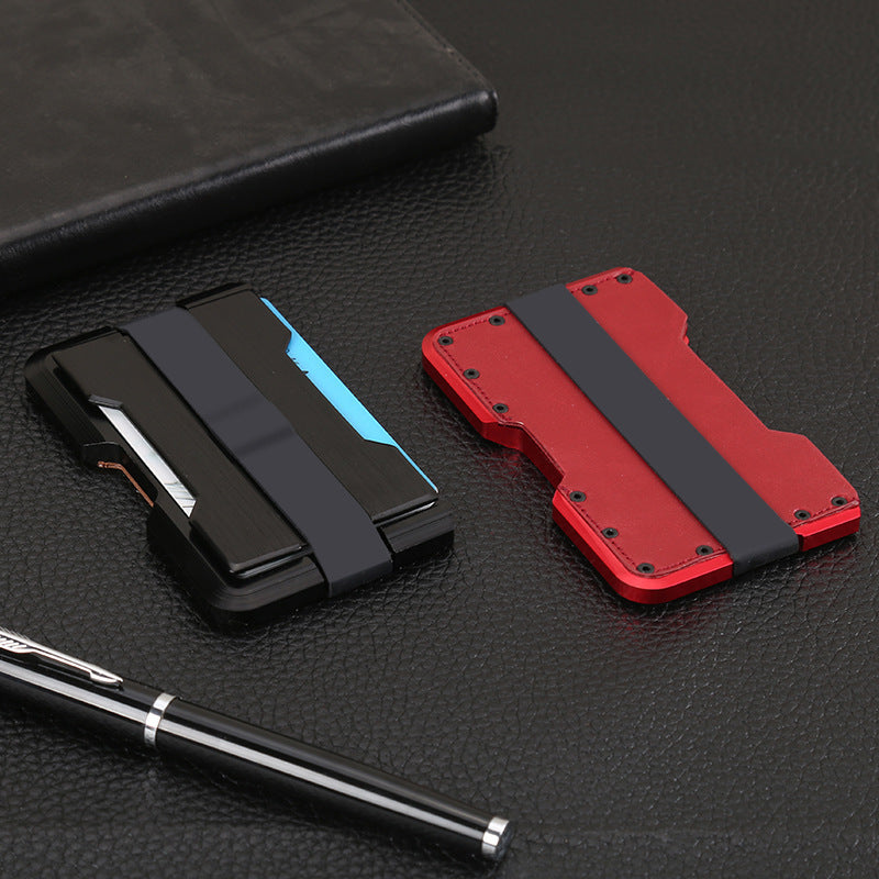 multi-function metal wallet, view 3 - MRSLM