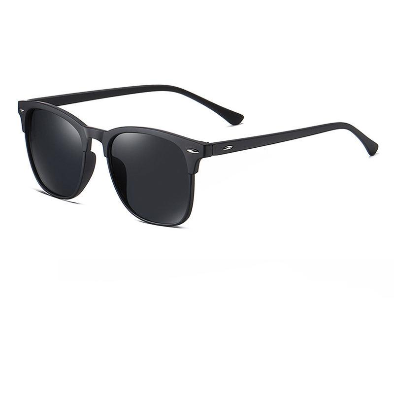 Retro square polarized sunglasses for men, view 2 - MRSLM