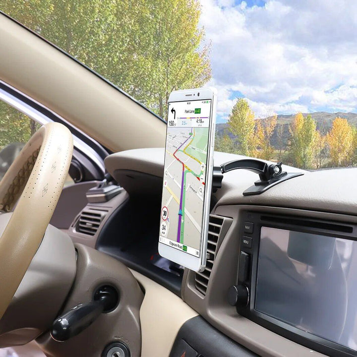 360° Rotating Magnetic Car Phone Holder - Universal Dashboard Mount
