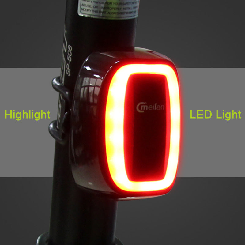 bicycle tail light with brake detection, view 3 - MRSLM