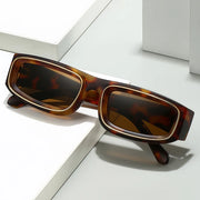 Rectangle punk sunglasses, view 9 - MRSLM