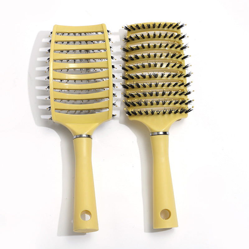 curly hair detangling brush, view 4 - MRSLM