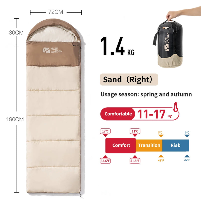portable camping sleeping bag, view 7 - MRSLM