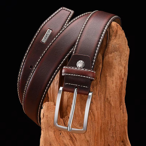 vintage genuine leather belt - MRSLM