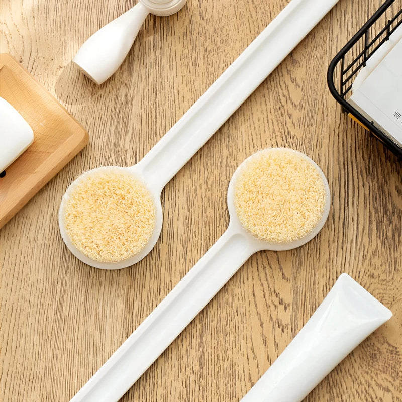 long handle bath brush, view 3 - MRSLM