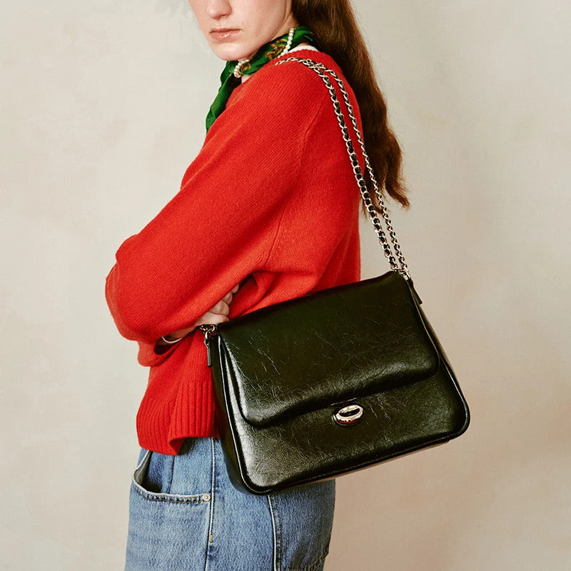 leather shoulder bag - MRSLM