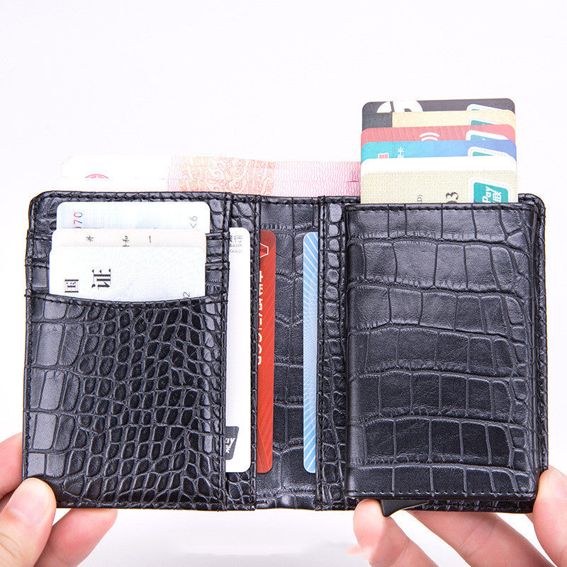 RFID blocking coin purse, view 3 - MRSLM