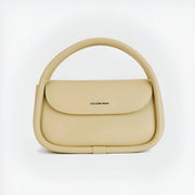 large soft split leather shoulder bag, view 2 - MRSLM