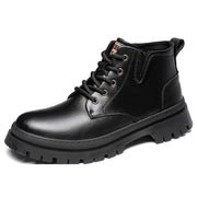 men's vintage leather ankle boots, view 6 - MRSLM