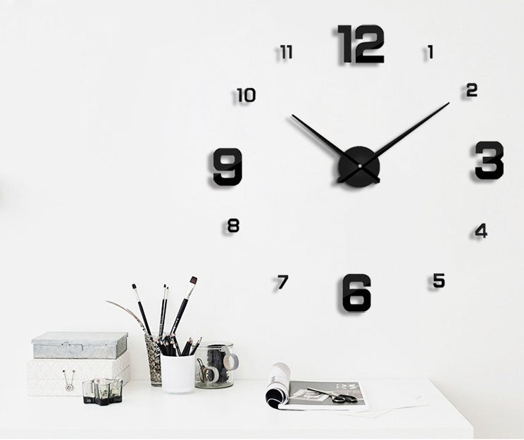large art wall clock, view 3 - MRSLM