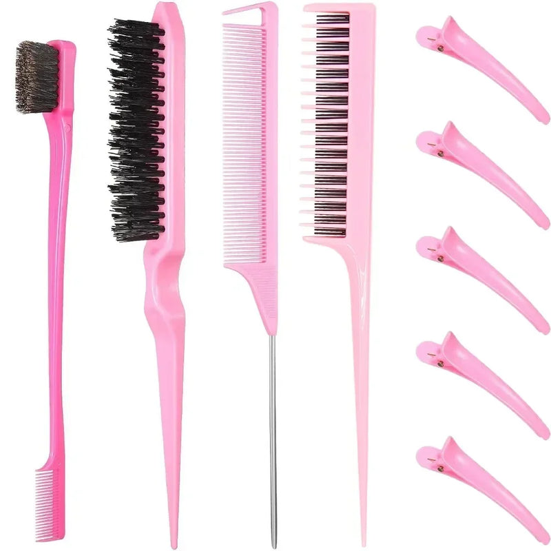 9-piece hair styling comb set, view 8 - MRSLM