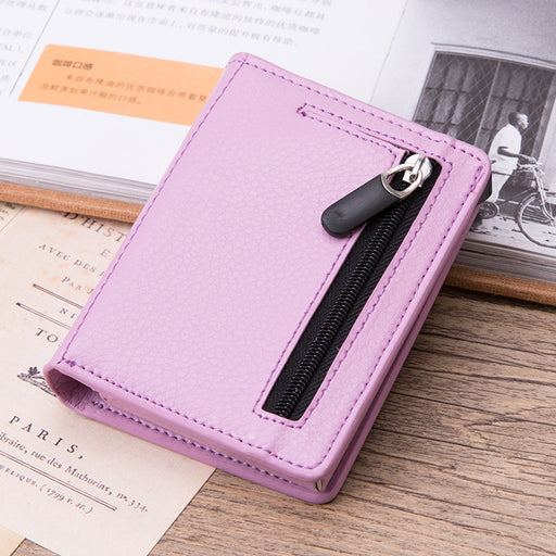 short pu card bag wallet, view 5 - MRSLM