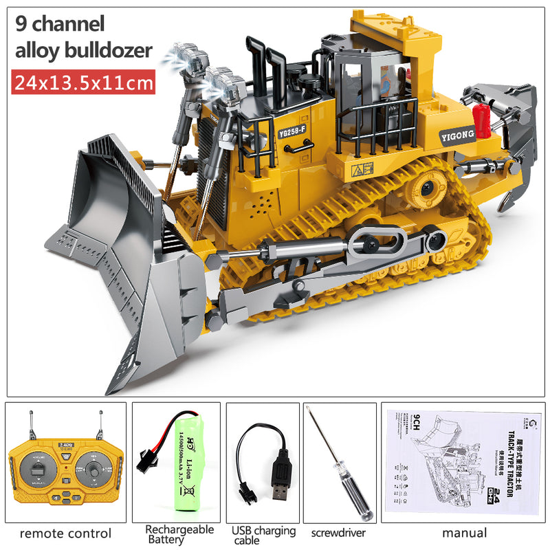 excavator truck dump bulldozer RC toy, view 5 - MRSLM