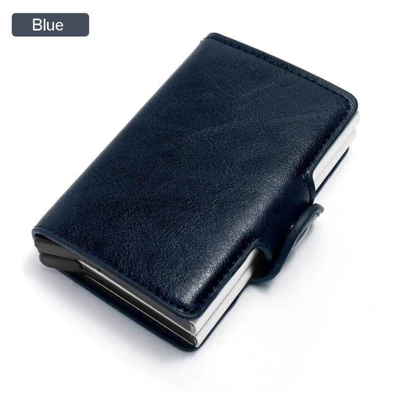 aluminum PU wallet, view 7 - MRSLM