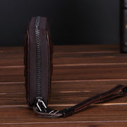 crocodile-embossed cowhide wallet, view 4 - MRSLM