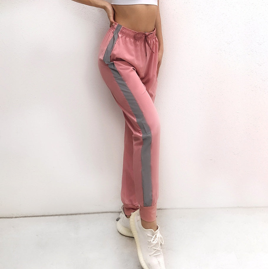 Side Reflective Stripe Sweatpants