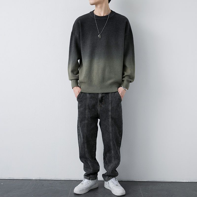 loose velvet thickened woven sweater, view 3 - MRSLM