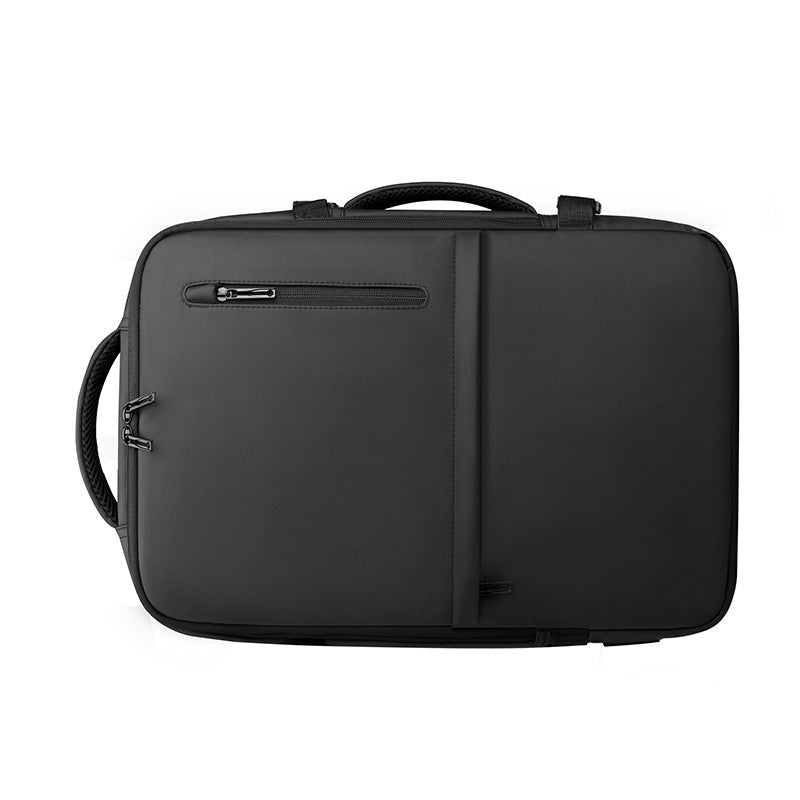 Waterproof expandable USB charging backpack, view 4 - MRSLM