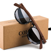 polarized round sunglasses, view 2 - MRSLM