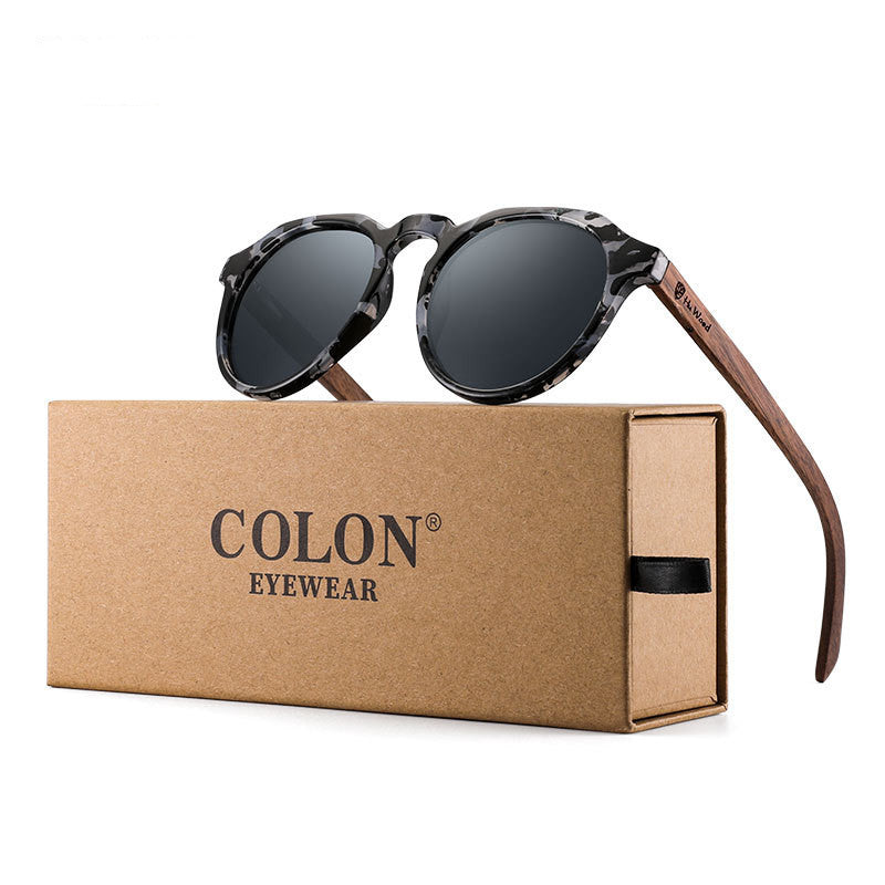 polarized round sunglasses, view 6 - MRSLM