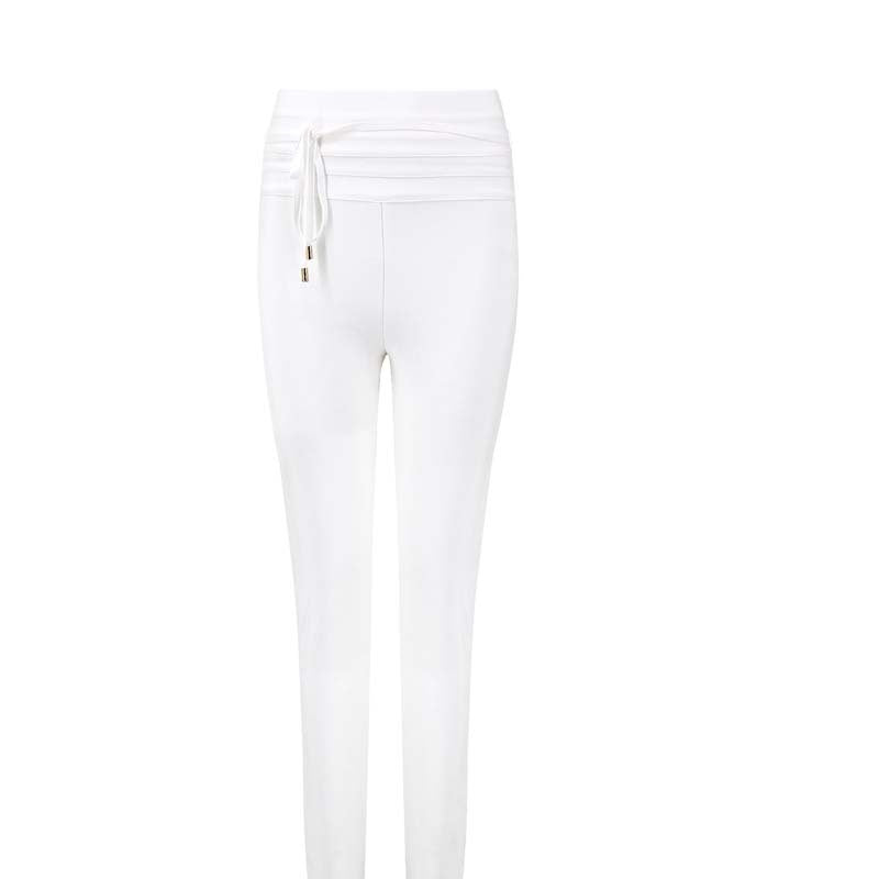 high-waisted slim cropped pants, view 7 - MRSLM