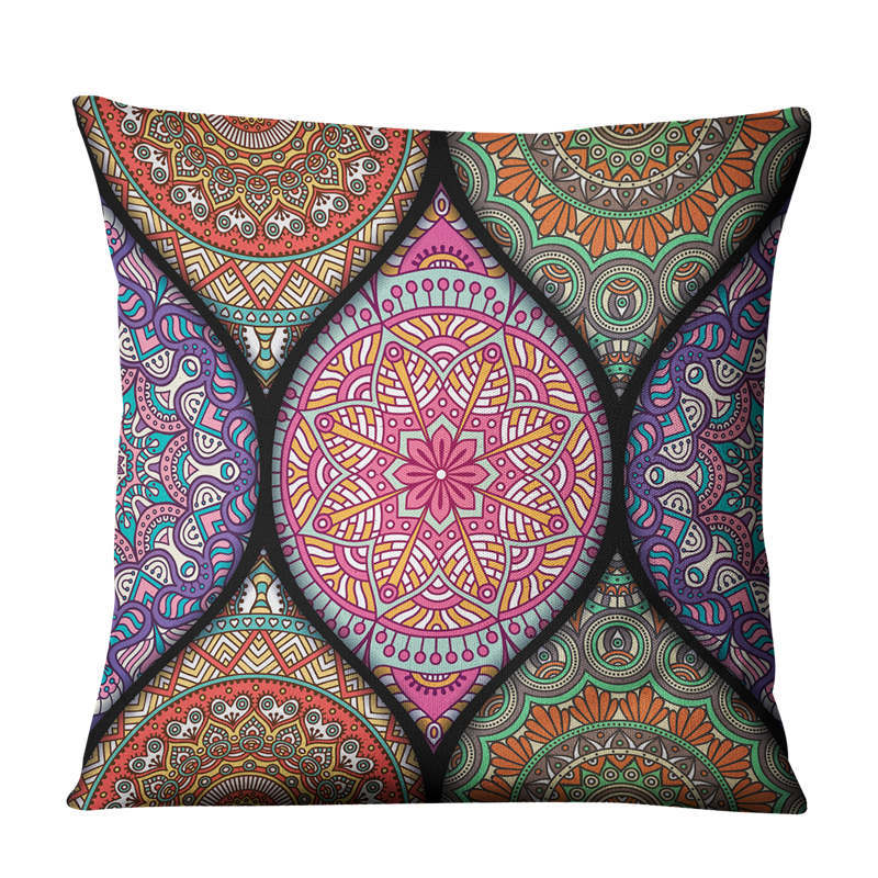 linen cushion cover, view 2 - MRSLM