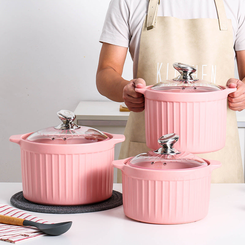 high temperature ceramic casserole, view 3 - MRSLM