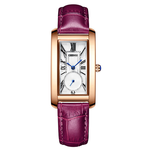 Women's rectangle quartz watch - MRSLM