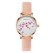 rose gold plum blossom ladies watch, view 6 - MRSLM
